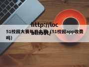 51校园大赛每日大赛（51校园app收费吗）